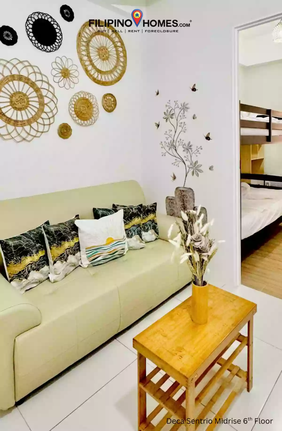 6th Floor Unit For Sale/Assume at Deca Sentrio Midrise Condominium — 2 Bedrooms in Blumentritt Street, Naga, Camarines Sur — Photo 3