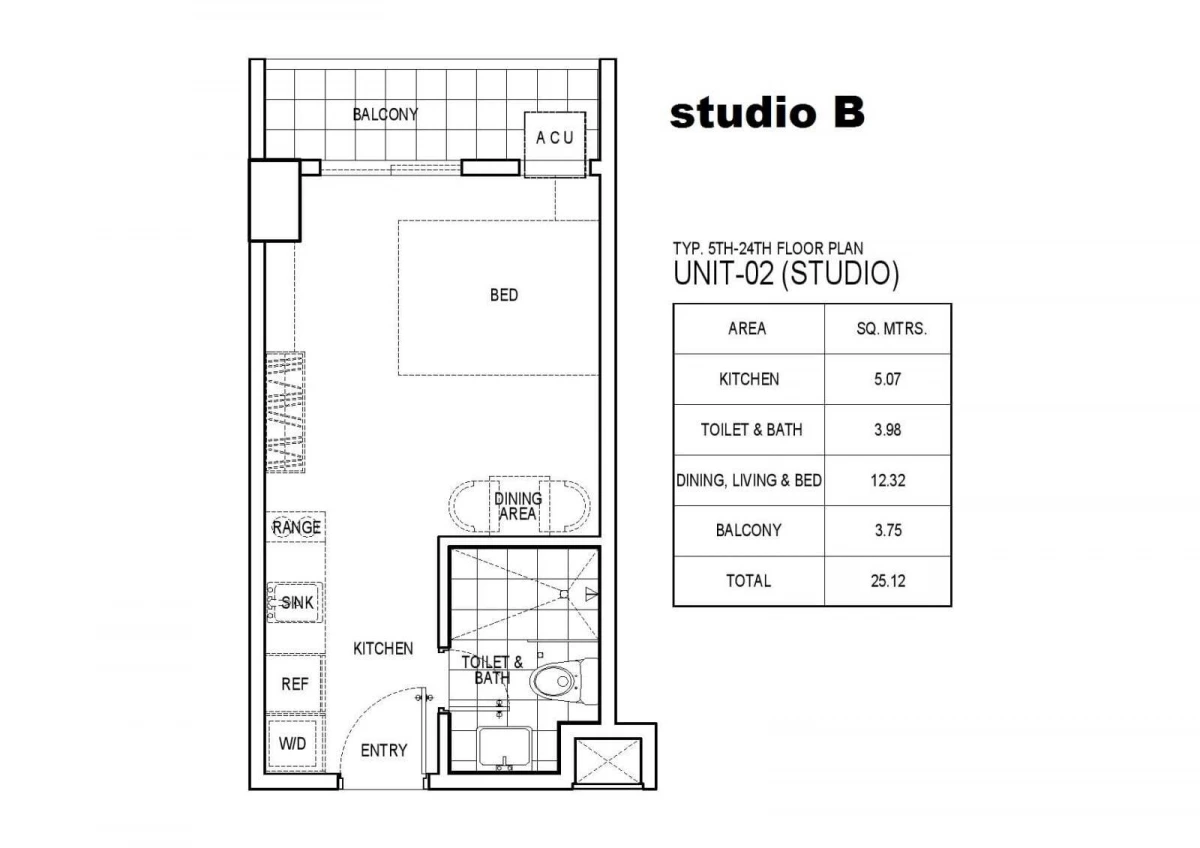 For assume Studio Unit with Balcony — Studio in GMA Access Road, Cebu City, Cebu — Photo 2