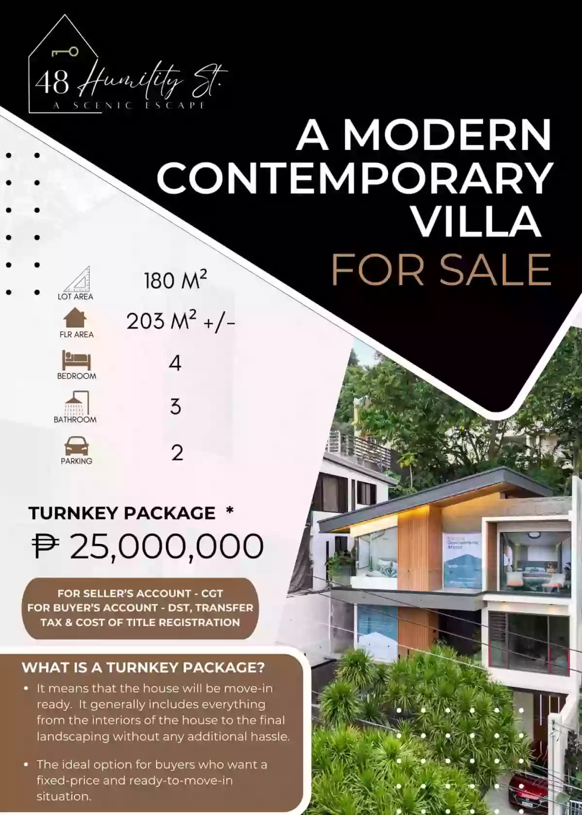 30M Modern Contemporary Villa FOR SALE — House and Lot in Cebu City, Cebu, Philippines — Photo 2