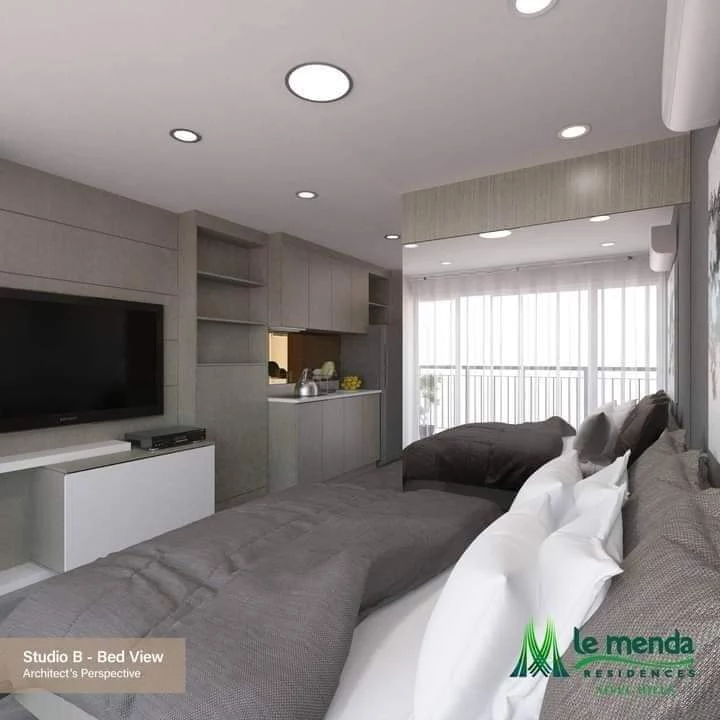 FOR ASSUME STUDIO UNIT WITH BALCONY IN LE MENDA RESIDENCES - TOWER 2 — Studio in GMA Access Road, Cebu City, Cebu — Photo 3