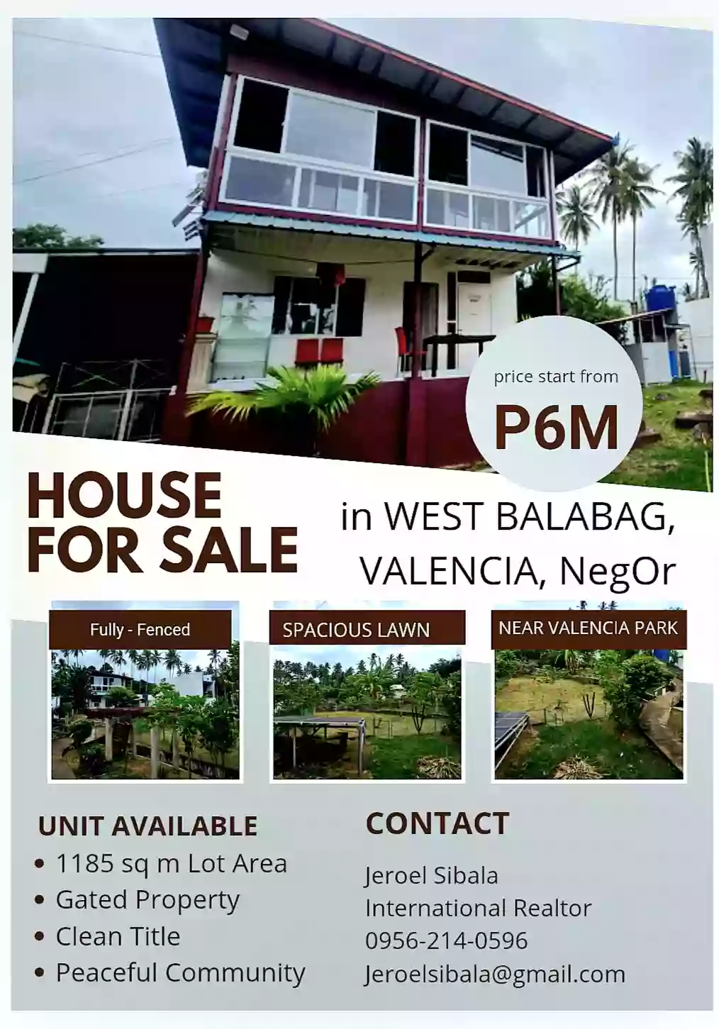 House and Lot in West Balabag Valencia NegOr