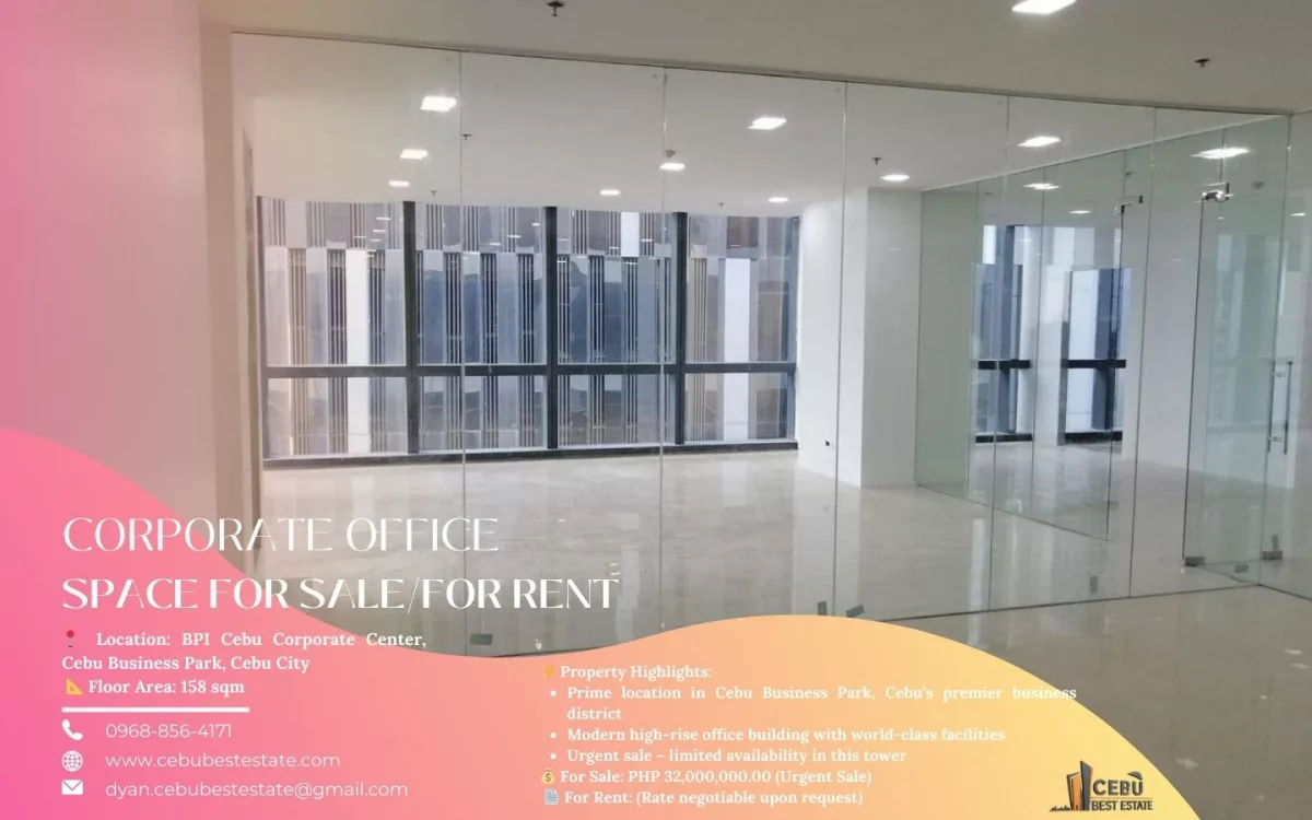 BPI CEBU CORPORATE CENTER CONDOMINIUM OFFICE FOR SALE — Office in Luzon Avenue, Cebu City, Cebu — Photo 3