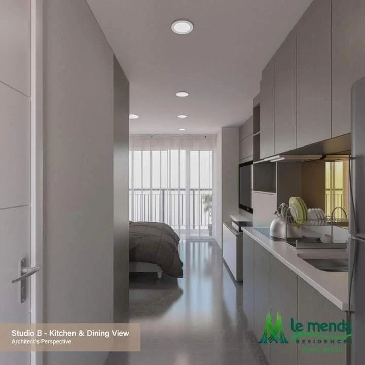 FOR ASSUME STUDIO UNIT WITH BALCONY IN LE MENDA RESIDENCES - TOWER 2 — Studio in GMA Access Road, Cebu City, Cebu — Photo 4