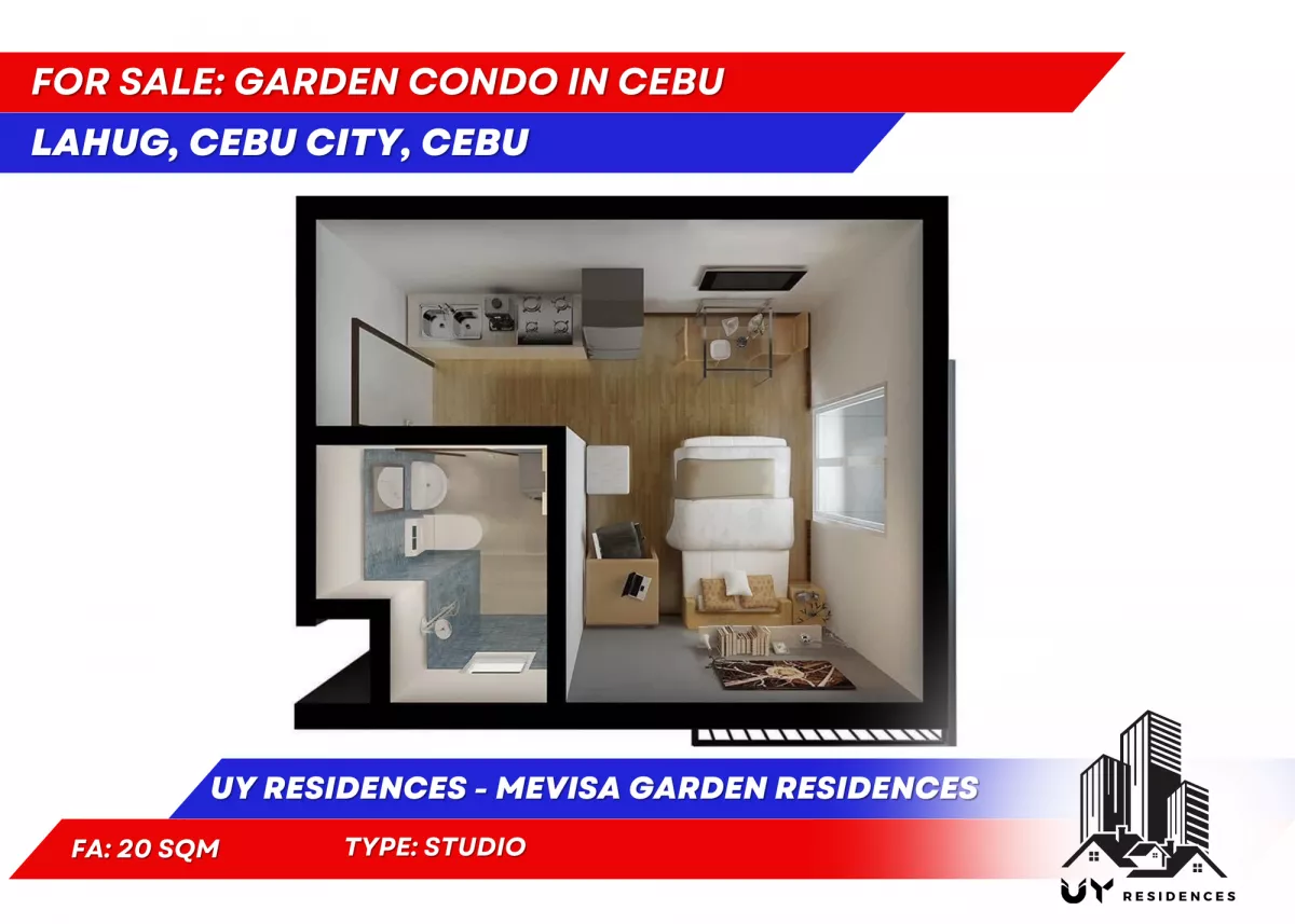 FOR SALE : A GARDEN RESIDENCES CONDO IN CEBU — Studio in Salinas Drive, Cebu City, Cebu — Photo 6