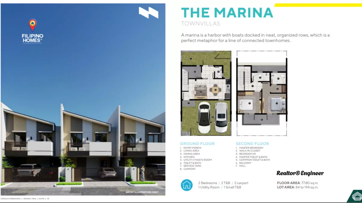 2-BR Resort-style Villa in Cerulean Residences — House and Lot in General Trias, Cavite, Philippines — Photo 2