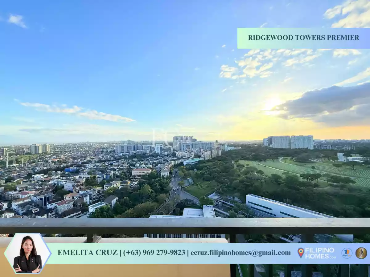 1BR WITH BALCONY FOR SALE AT RIDGEWOOD TOWERS PREMIER — Studio in Taguig, Metro Manila, Philippines — Photo 3