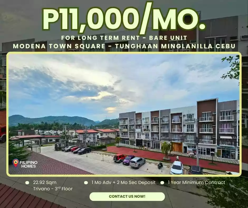 FOR RENT: Modena Town Square – Minglanilla, Cebu 
