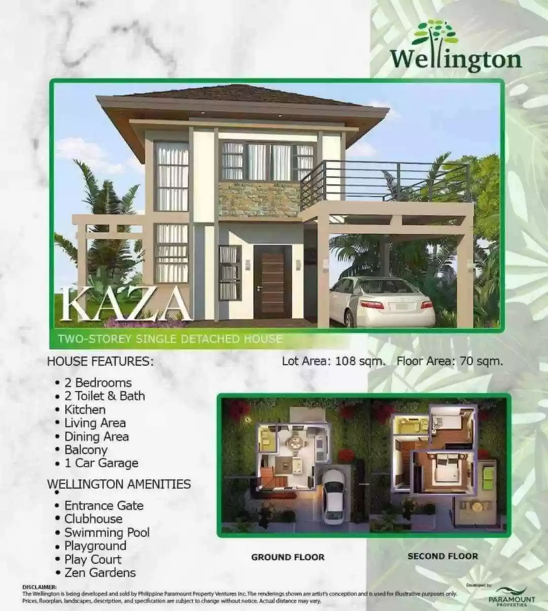 For Sale The Wellington Greens  Cogon, Compostela, Cebu — House and Lot in Compostela, Cebu, Philippines — Photo 4
