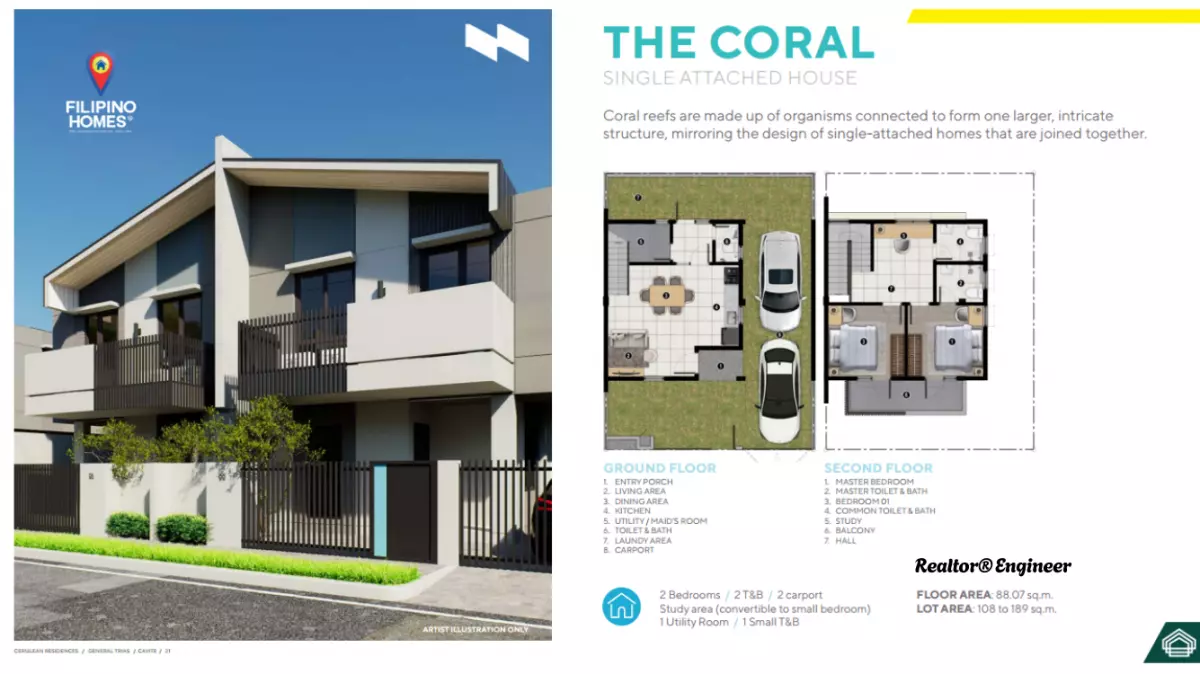 2-BR Resort-style Villa in Cerulean Residences — House and Lot in General Trias, Cavite, Philippines — Photo 3