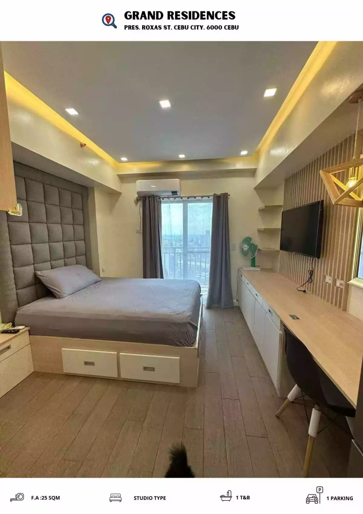 Studio Unit FOR SALE — Studio in Gov. M. Cuenco Avenue, Cebu City, Cebu — Photo 4