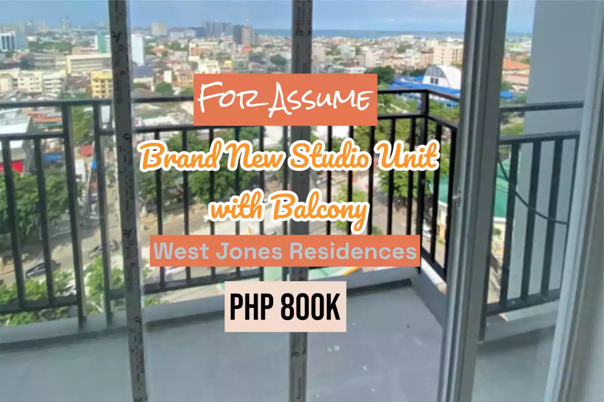 For ASSUME: Studio with Balcony: West Jones Residences