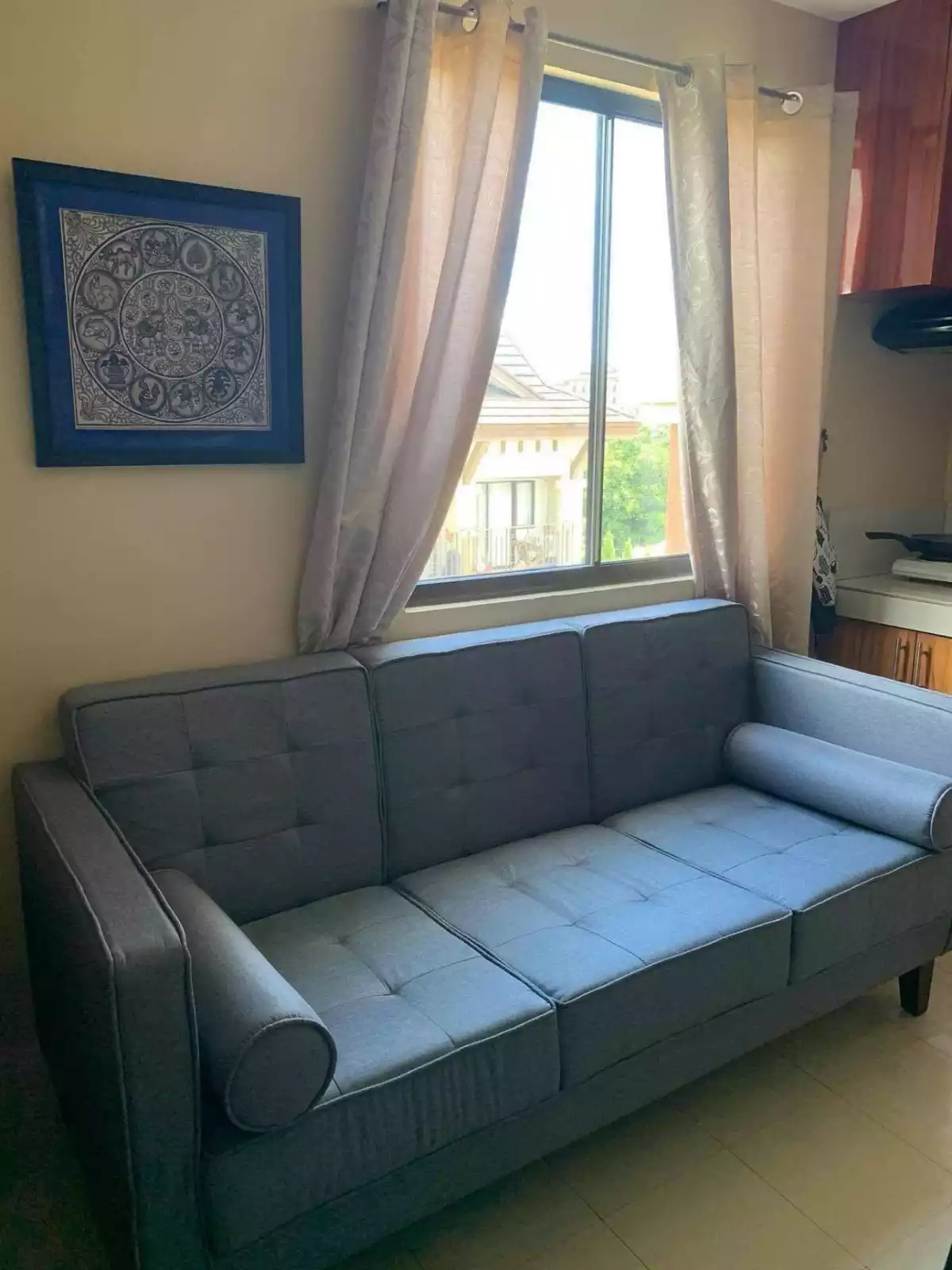2 BEDROOM  with balcony FURNISHED AT ONE OASIS (corner unit) — 2 Bedrooms in Pres. Magsaysay Street, Cebu City, Philippines — Photo 6