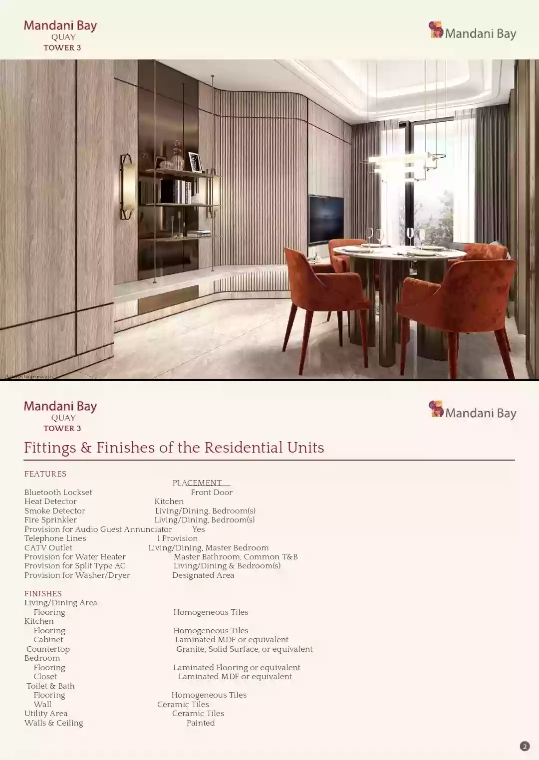 Mandnai Bay Quay Tower 3 Penthouse For Assume