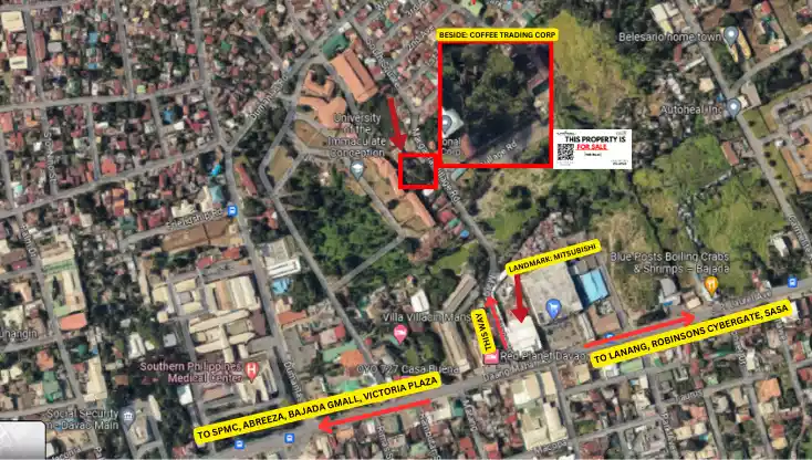 LOT FOR SALE IN MARGARITA VILLAGE ROAD BAJADA — Residential Lot in Behind KarAsia, Ic. - Mitsubishi, J.P. Laurel Avenue — Photo 5