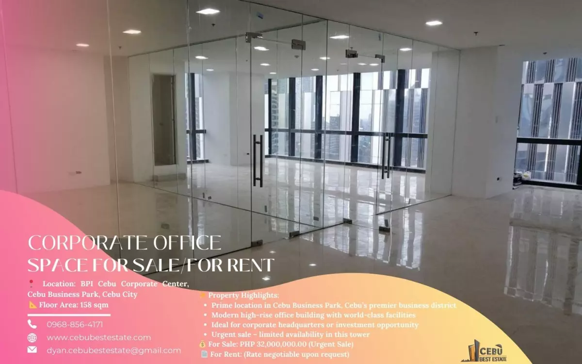 BPI CEBU CORPORATE CENTER CONDOMINIUM OFFICE FOR SALE — Office in Luzon Avenue, Cebu City, Cebu — Photo 4