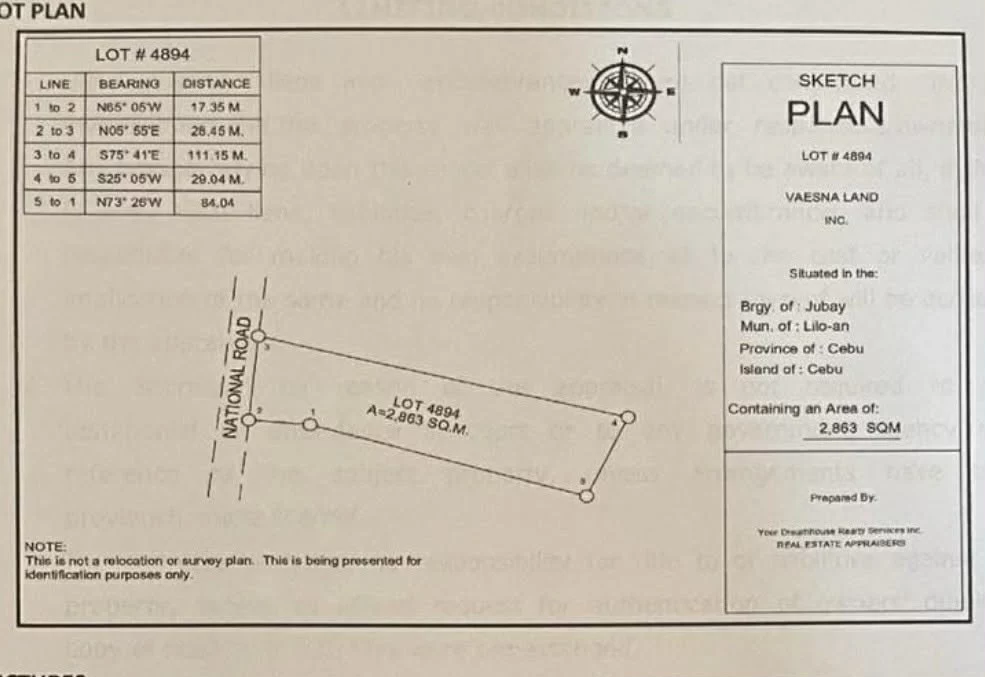 Rush Sale Commercial Lot in Liloan Cebu holds National Highway