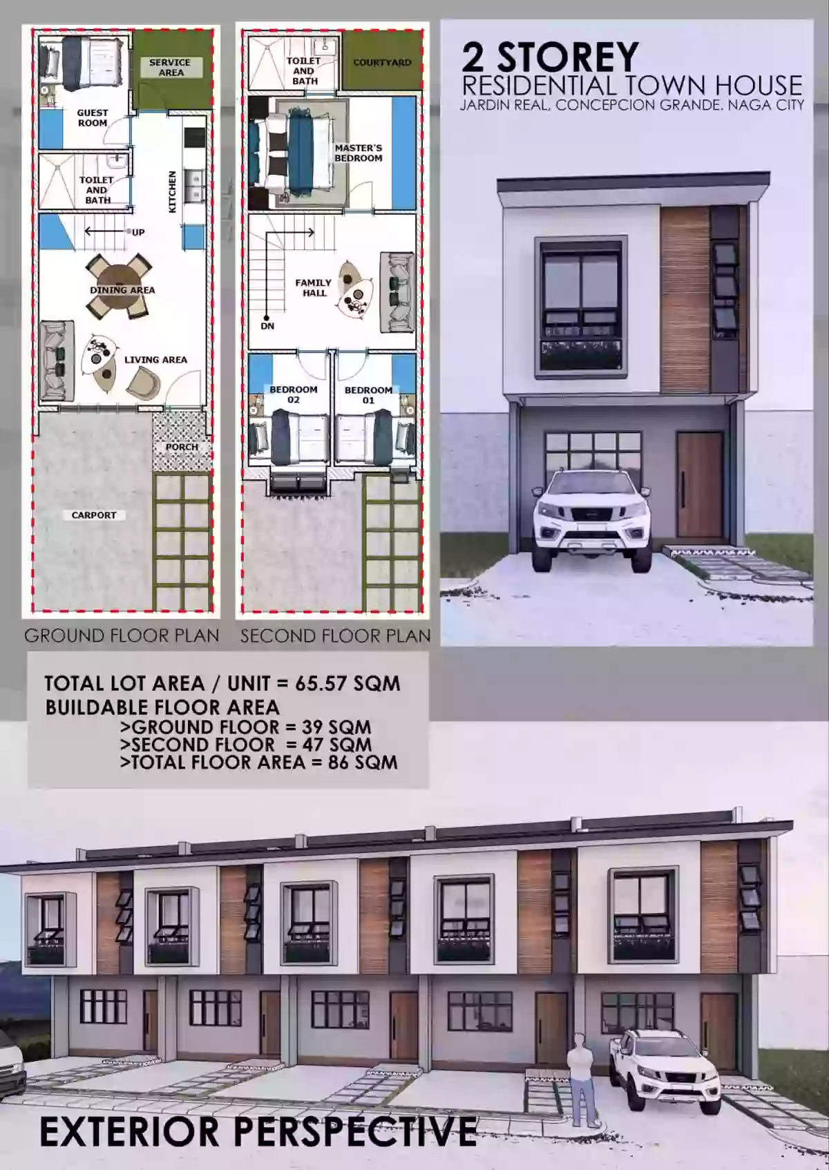 Two-Storey Townhouse For Sale — House and Lot in Naga, Camarines Sur, Philippines — Photo 2