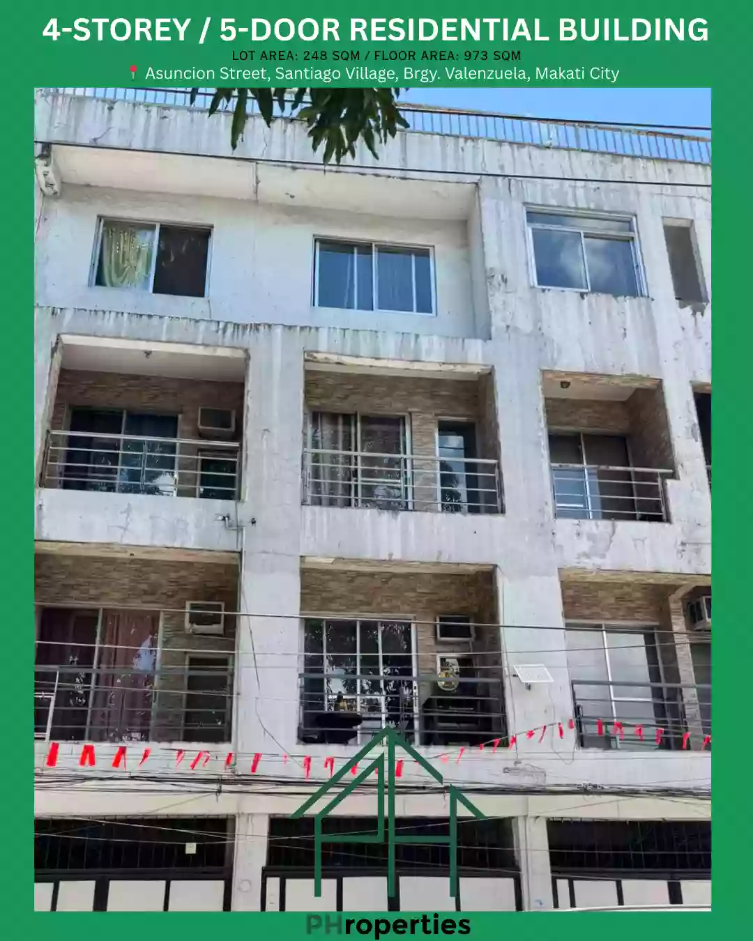 4-Storey / 5-Door Residential Building + Commercial Space — Building in Makati, Metro Manila, Philippines — Photo 5