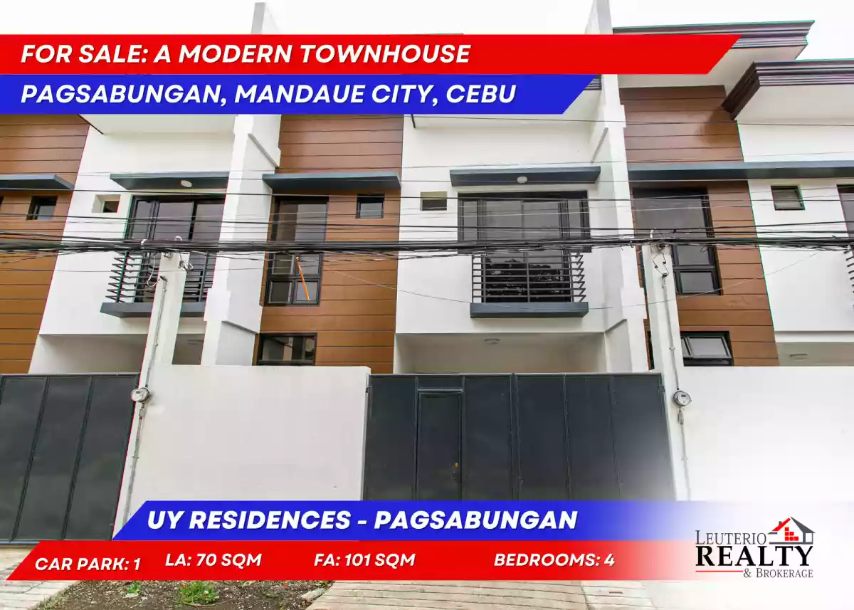 AFFORDABLE AND MODERN READY FOR OCCUPANCY TOWNHOUSE IN PAGSABUNGAN (MIDDLE UNIT) — Townhouse in Mandaue City, Cebu, Philippines — Photo 2