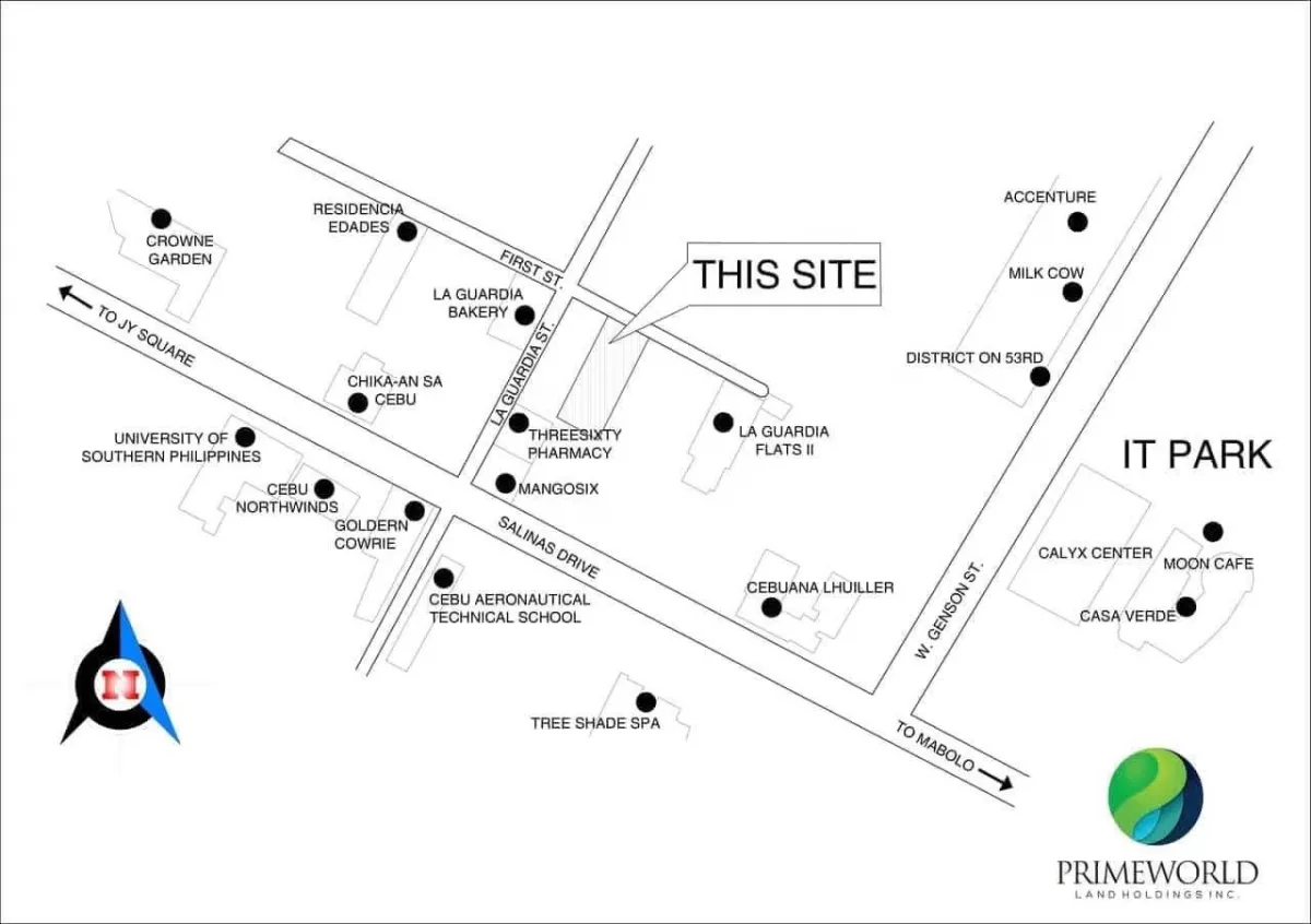 FOR ASSUME  1-BEDROOM UNIT WITH BALCONY HERE IN PRIMEWORLD POINTE LOCATED IN 1ST STREET LA GUARDIA, LAHUG CEBU CITY 6000, CEBU PHILIPPINES — 1 Bedroom in Cebu City, Cebu, Philippines — Photo 3