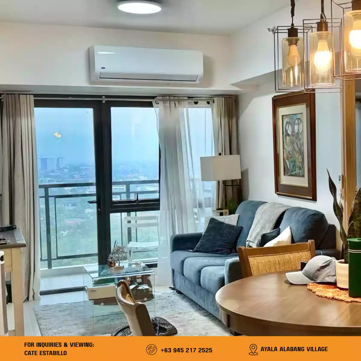 Furnished 2-Bedroom Unit with Parking for Sale at Cerca Viento Tower 2 — 2 Bedrooms in Almanza Uno, Las Piñas City, Metro Manila — Photo 2