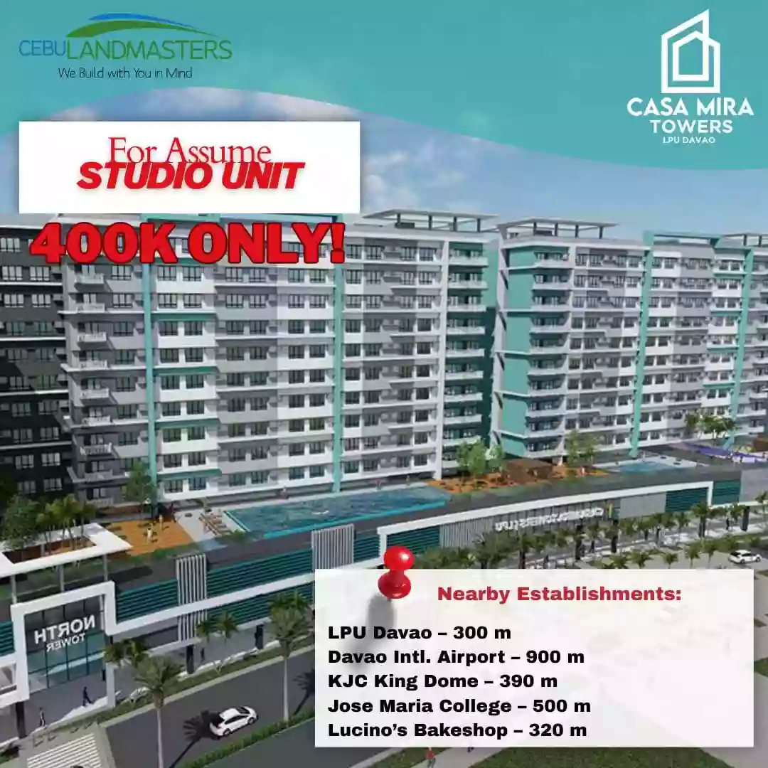 For Assume_ Studio Unit (Tower 2 – 15th Floor, Unit 44) — Studio in Sasa, Davao City, Davao del Sur — Photo 4