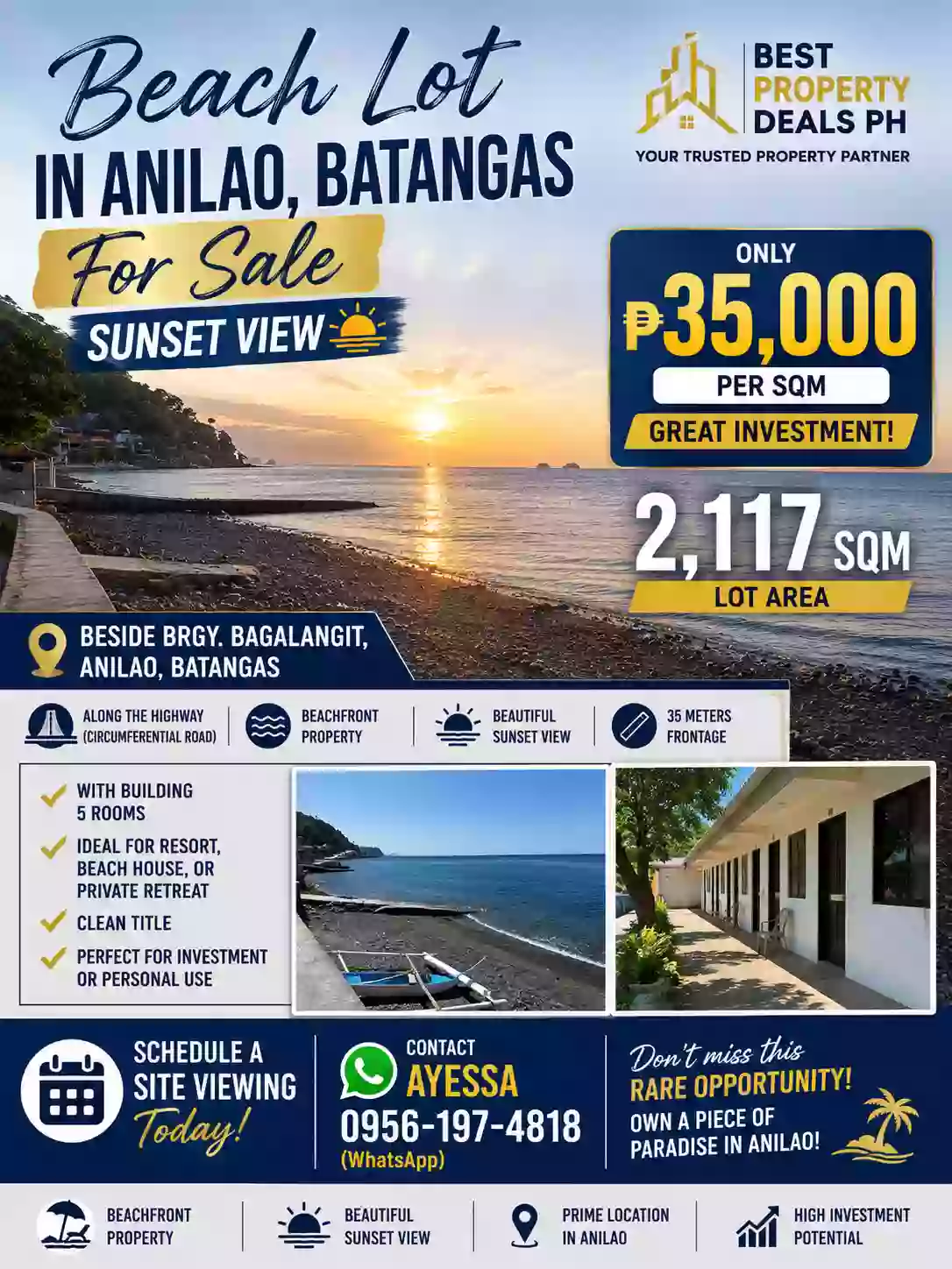 For Sale: Beach Lot in Anilao Proper, Mabini, Batangas — 2117 sqm — Beach Lot in Mabini, Batangas, 4202 — Photo 5