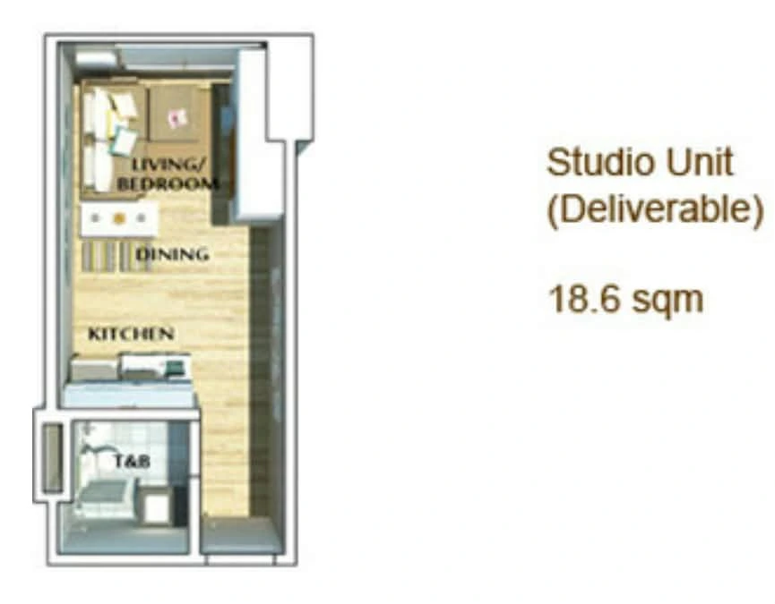Pre Selling Studio Condo For Sale /Amaia Skies Cubao Tower 3 — Studio in Socorro, Quezon City, Metro Manila — Photo 6