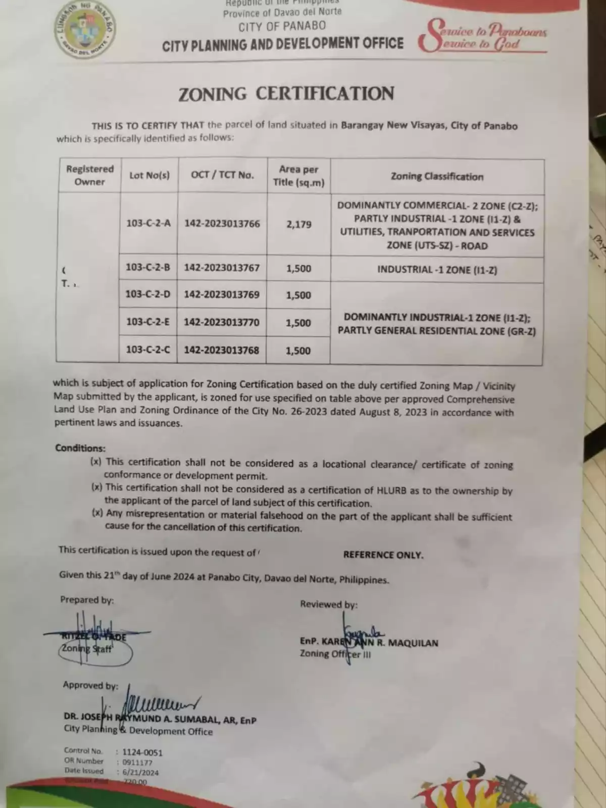 Industrial Lot for Sale at Cabaluna Brgy New Visayas Panabo City