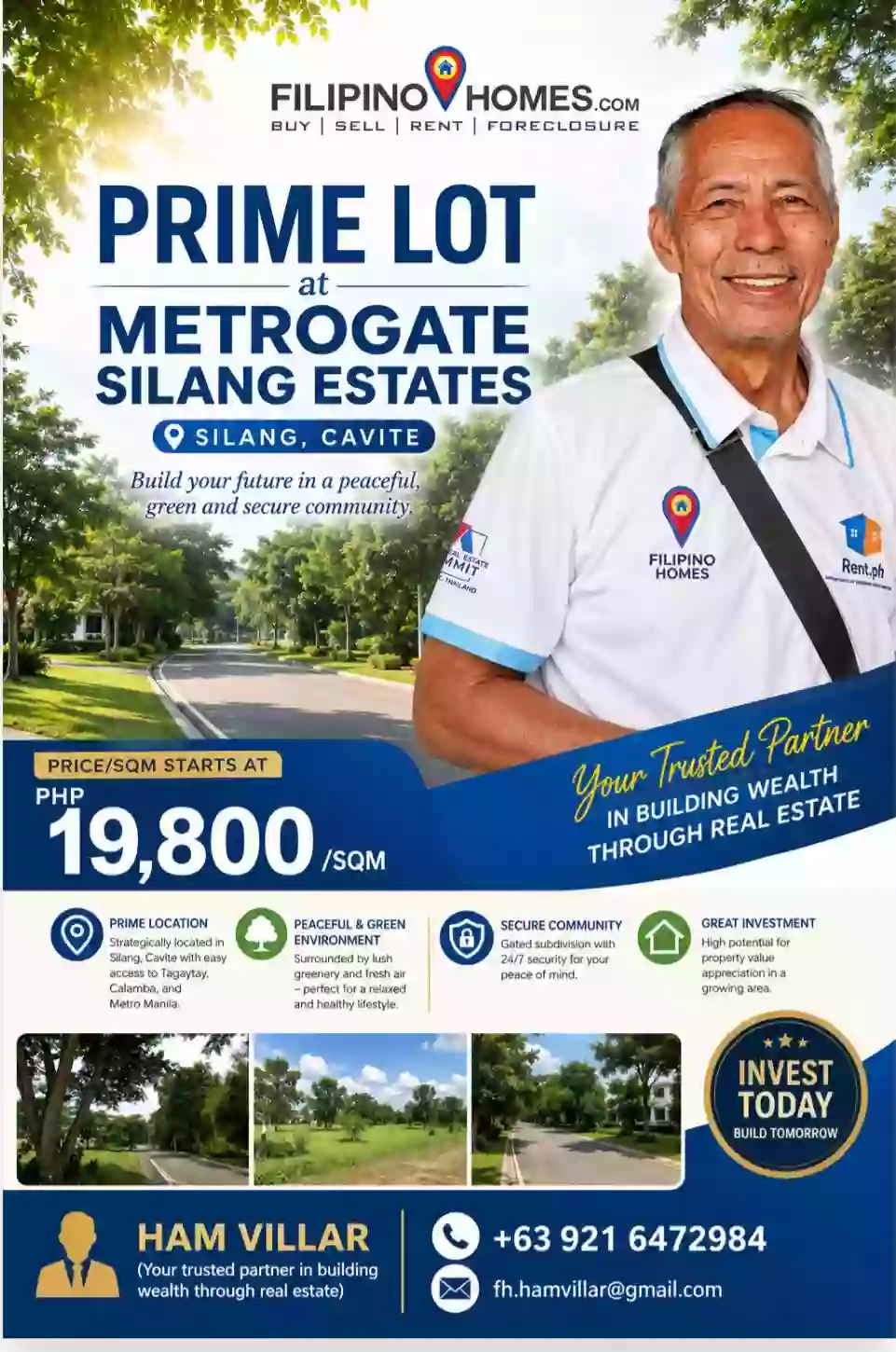 For Sale: Biluso Residential Lot in Silang, Cavite — 120 sqm