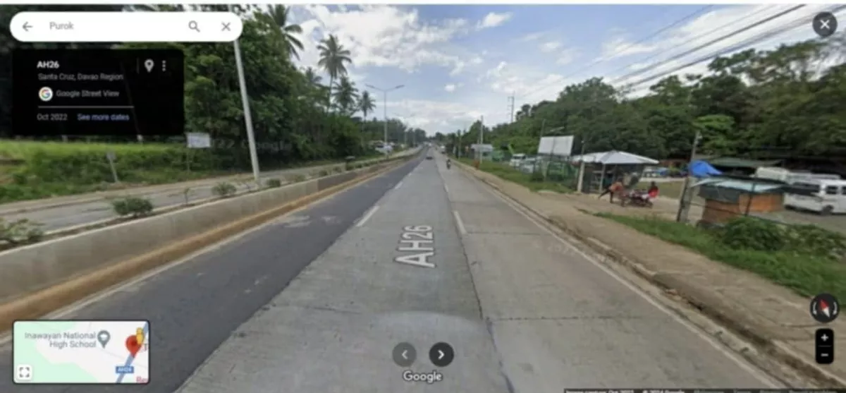 Commercial Lot for Sale Near Inawayan Elementary School, Santa Cruz — Highway Frontage — Commercial Lot in Inawayan, Santa Cruz, Davao del Sur — Photo 2
