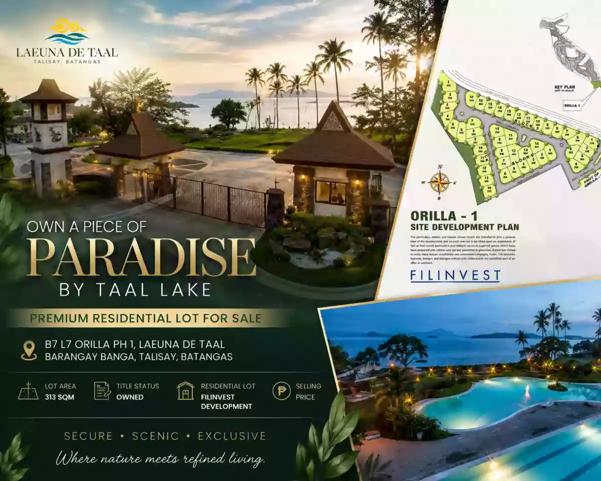 For Sale: Residential Lot in Banga, Talisay, Batangas — 313 sqm