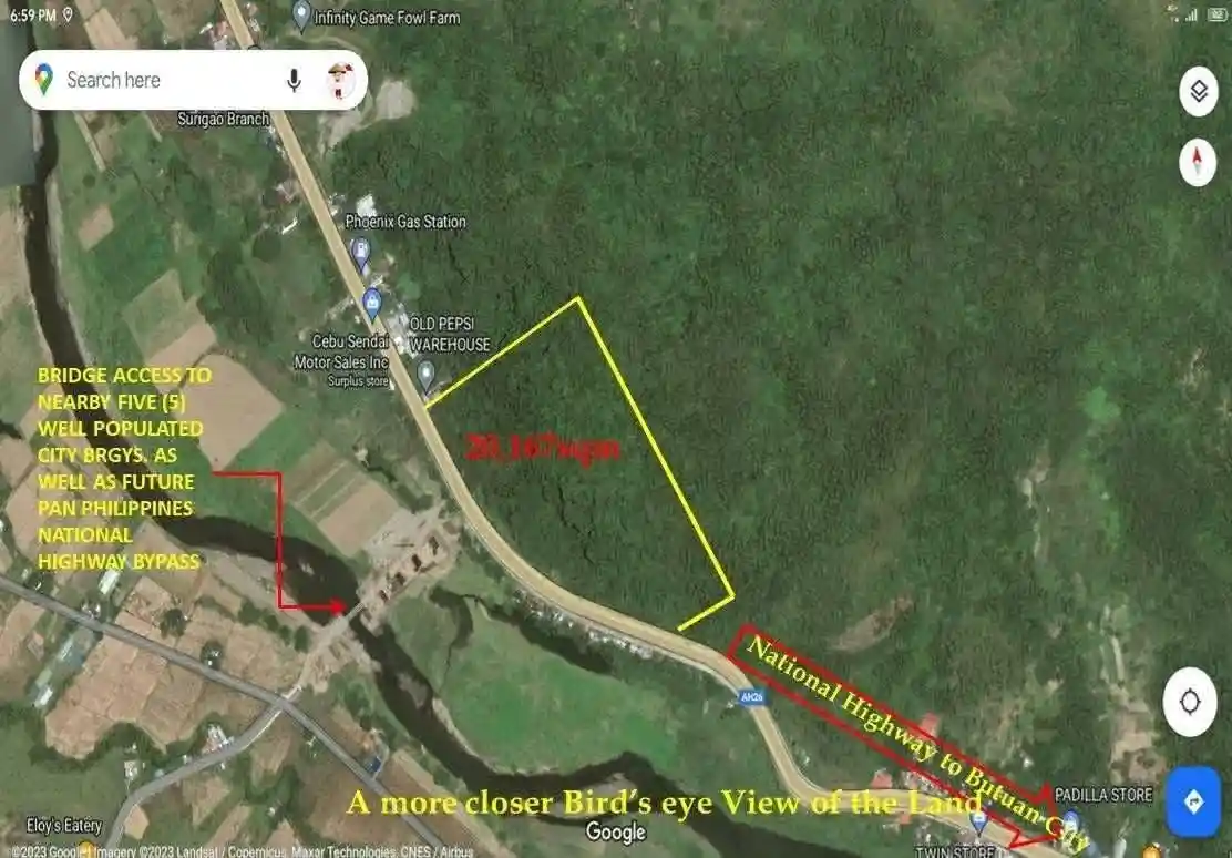 LOT FOR SALE Brgy. Luna Along National Highway