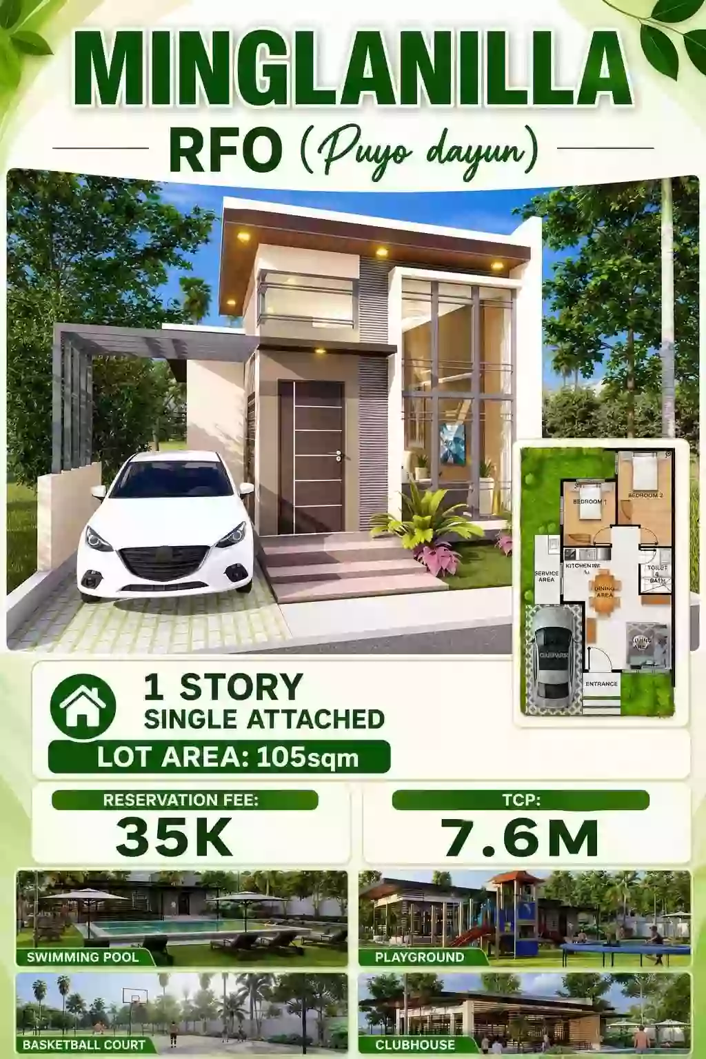 Affordable 1 Unit Left - Single Attached Big House and Lot for Sale in Minglanilla, Ceu