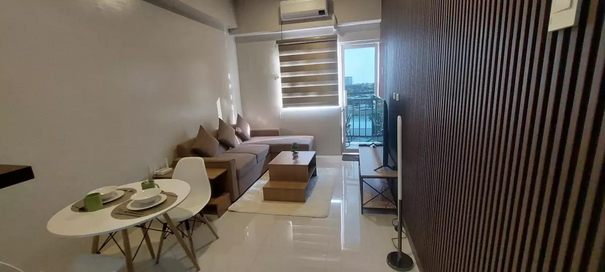 FOR RENT: Fully Furnished Corner Two-Bedroom Condo Unit with Balcony in Lapulapu City