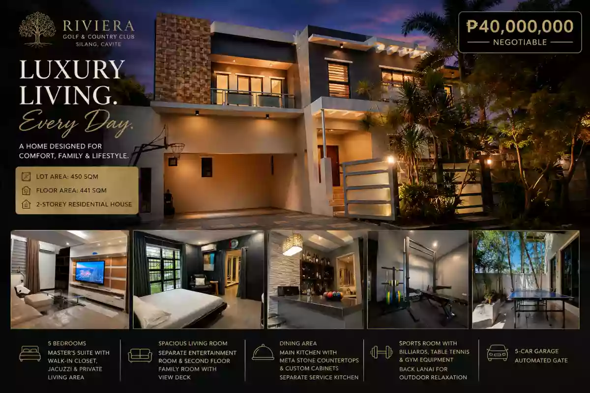For Sale: 5BR House and Lot in Biluso, Silang, Cavite — 450 sqm