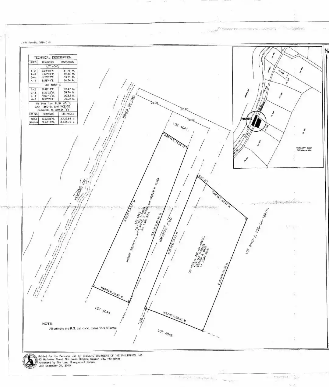 For Sale: Palawan Beach Lot  — 3402 sqm — Beach Lot in Kemdeng, San Vicente, Palawan — Photo 3