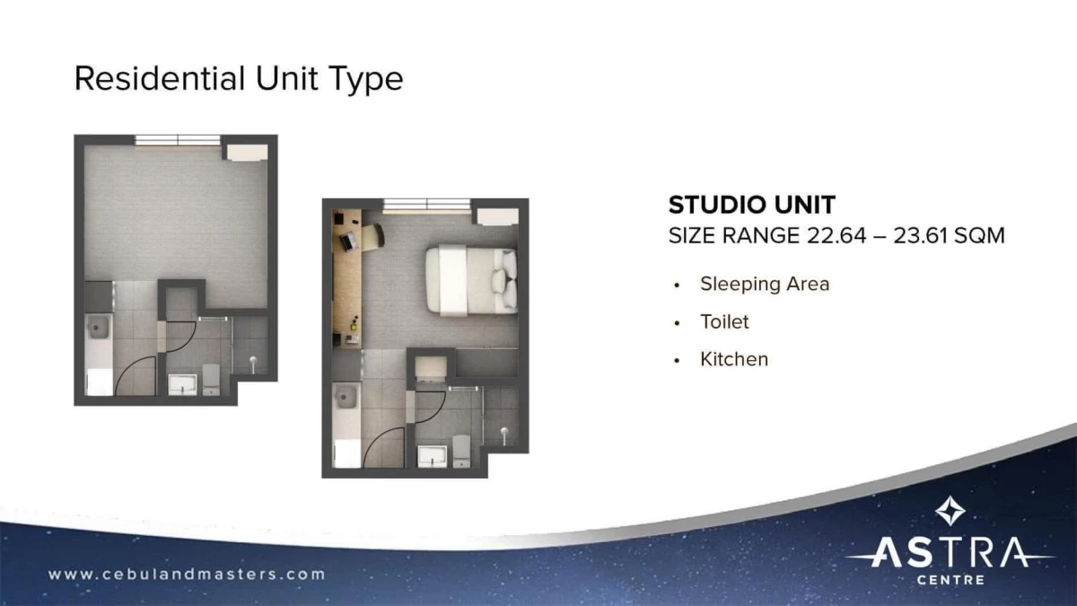 For Sale: Studio Condo in Banilad, Mandaue City — 23 sqm — Studio in Banilad, Mandaue City, Cebu — Photo 2