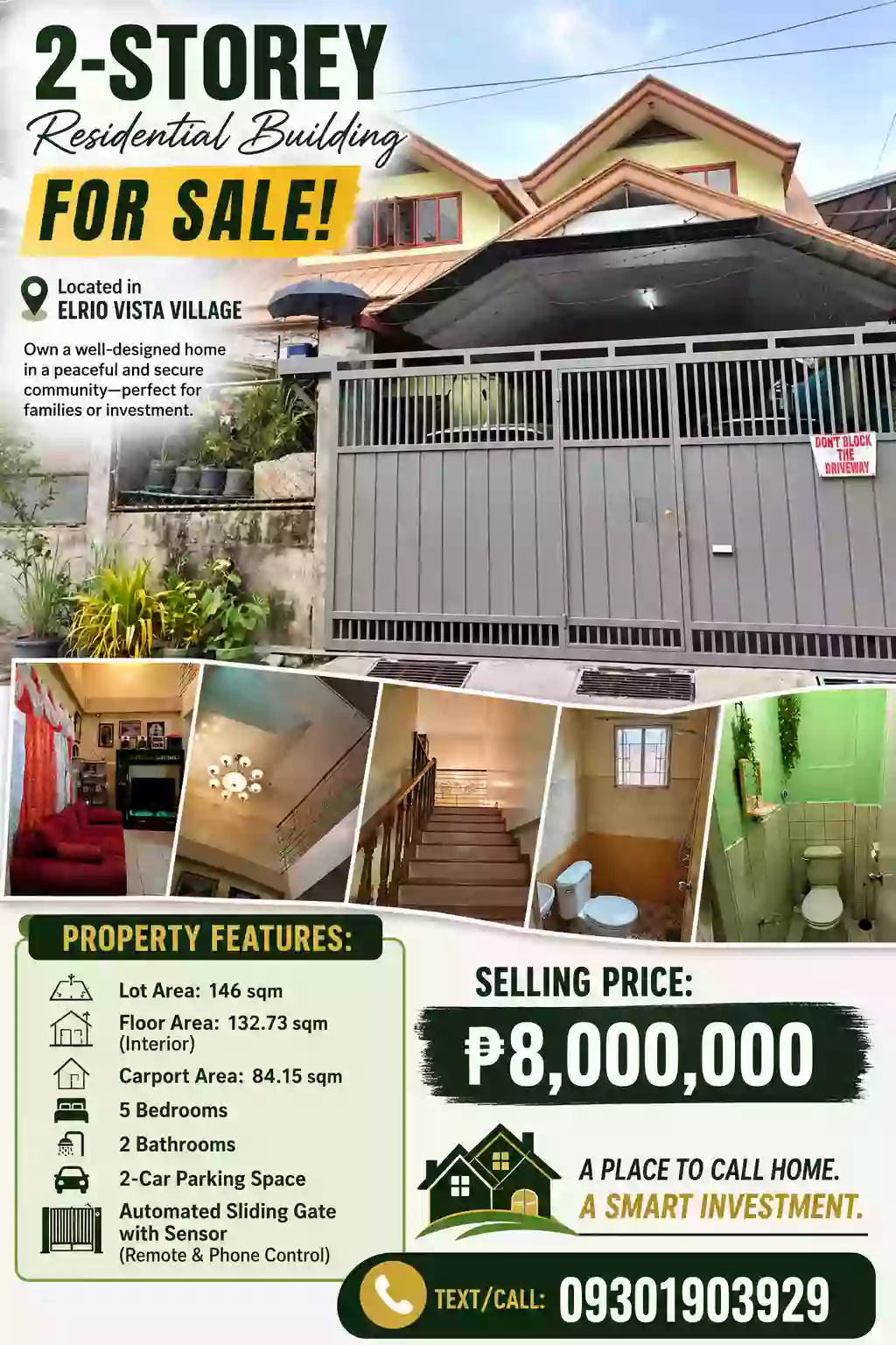 For Sale: House and Lot in Barangay 19-B, Davao City — Family Home