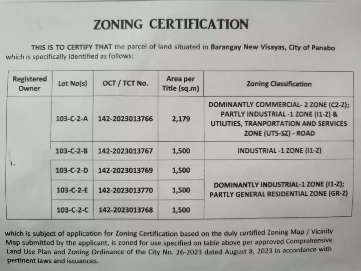 Industrial Lot for Sale at Cabaluna Brgy New Visayas Panabo City — Industrial Lot in Panabo, Davao del Norte, 8105 — Photo 2