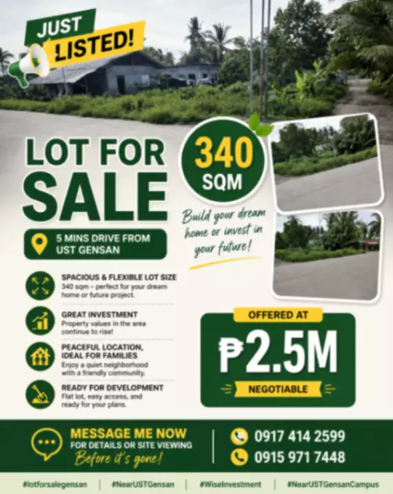 Lot For Sale: Ligaya, GSC