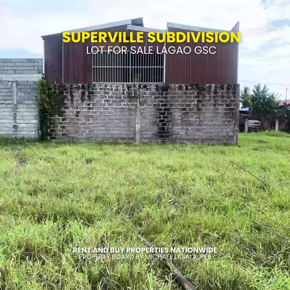 SUPERVILLE SUBDIVISION, LAGAO LOT FOR SALE — Residential Lot in Gen. Santos City, South Cotabato, 9500 — Photo 3