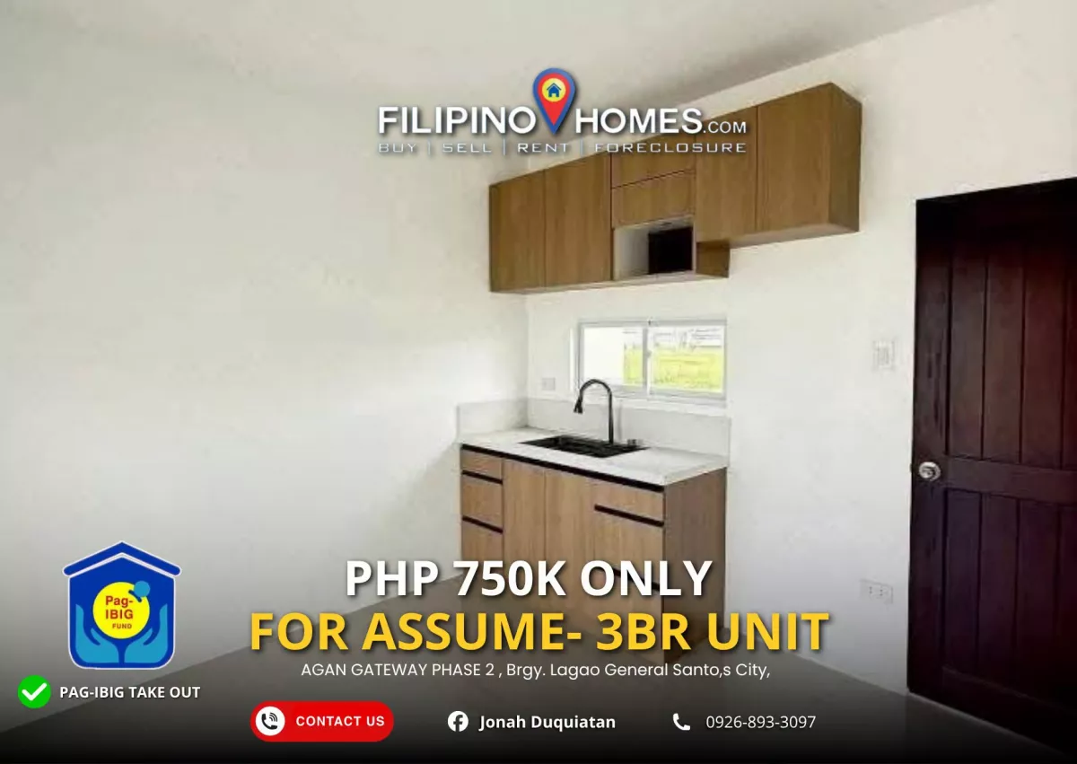 FOR ASSUME: 3BR House and Lot in Lagao, General Santos City — 126 sqm — House and Lot in Lagao (1st & 3rd), General Santos City, South Cotabato — Photo 4