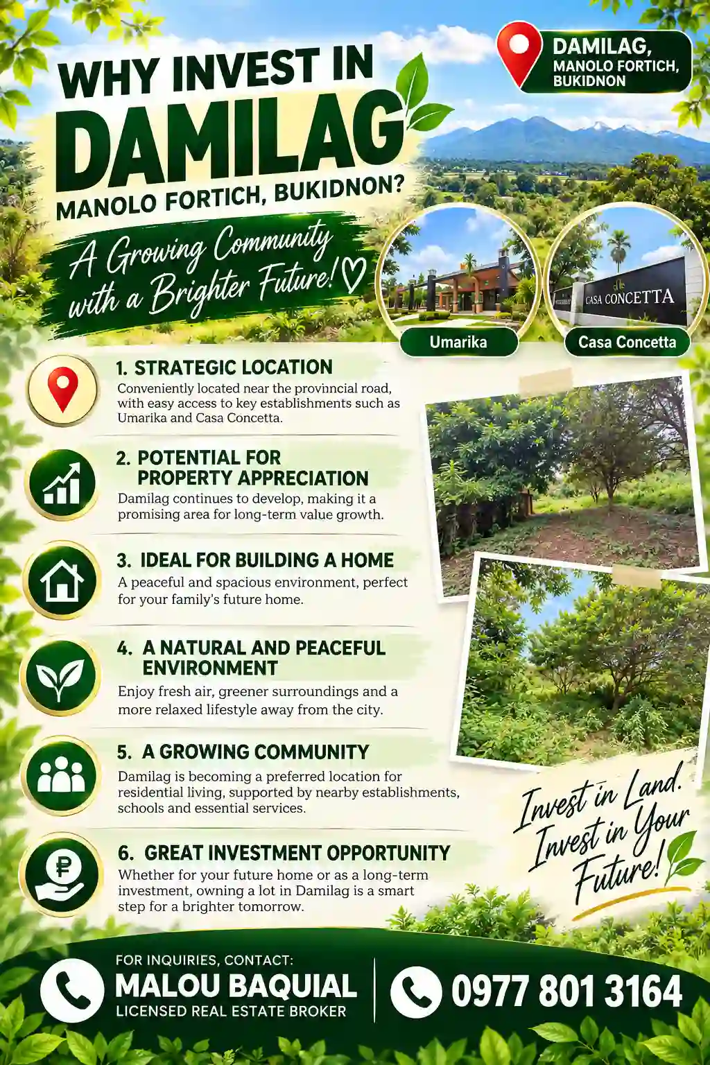 Titled Residential Lot in Damilag Manolo Fortich Bukidnon — Residential Lot in Damilag, Manolo Fortich, Bukidnon — Photo 5