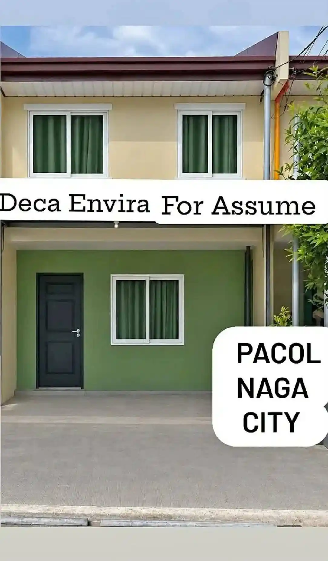 For Sale: DECA Envira Townhouse in Pacol, Naga City — Assume Now
