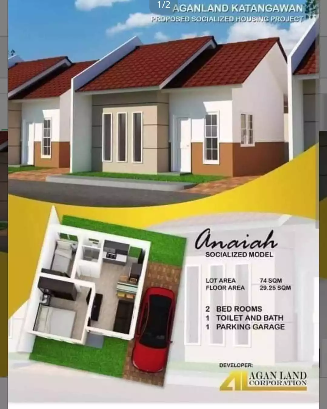FOR SALE: 2BR House and Lot in Katangawan, General Santos City — 2 Corner Units — House and Lot in General Santos City, South Cotabato, 9500 — Photo 3