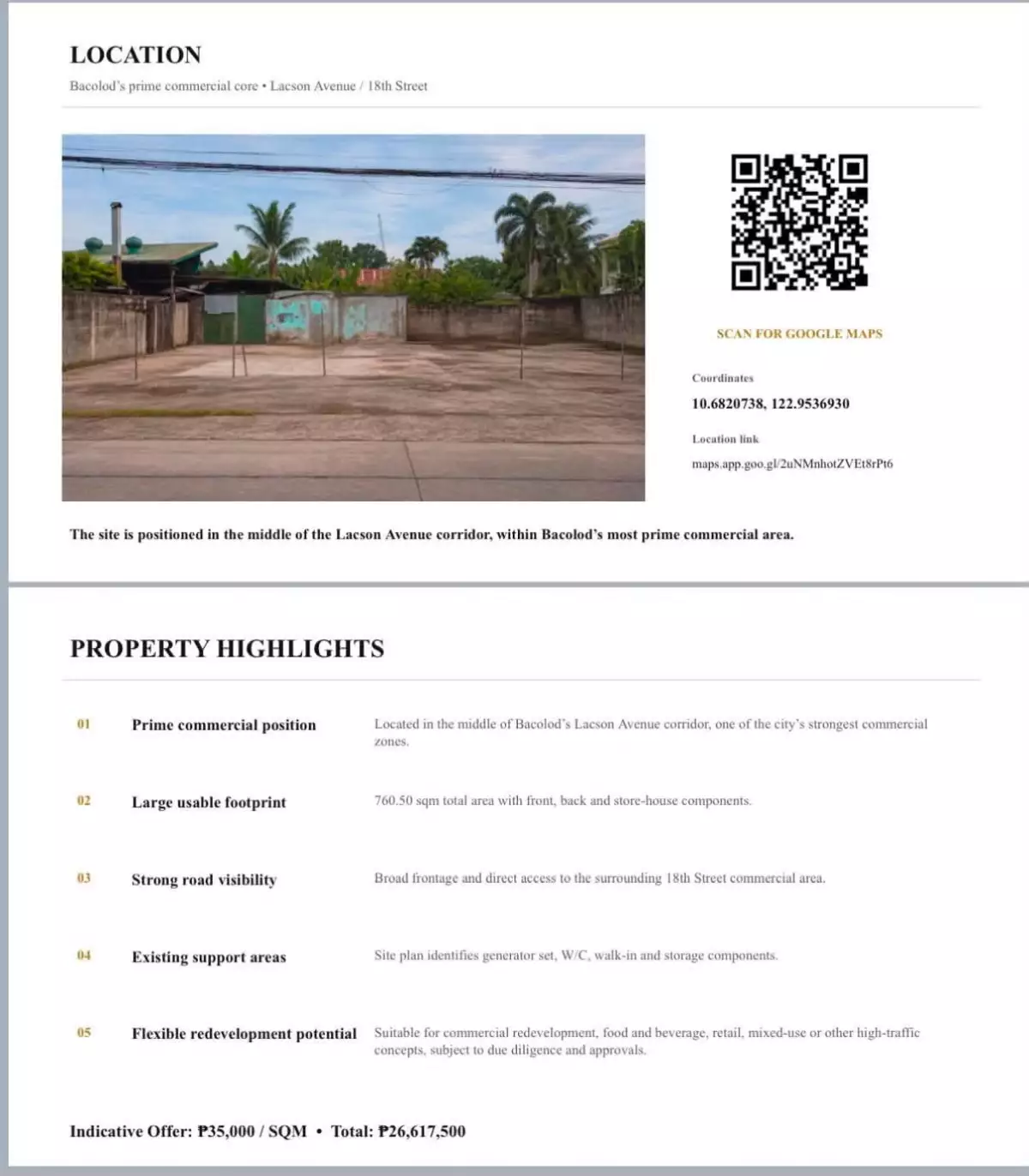 18th St, Bacolod City Commercial Property — Commercial Lot in Barangay 4 (Pob.), Bacolod City, Negros Occidental — Photo 5