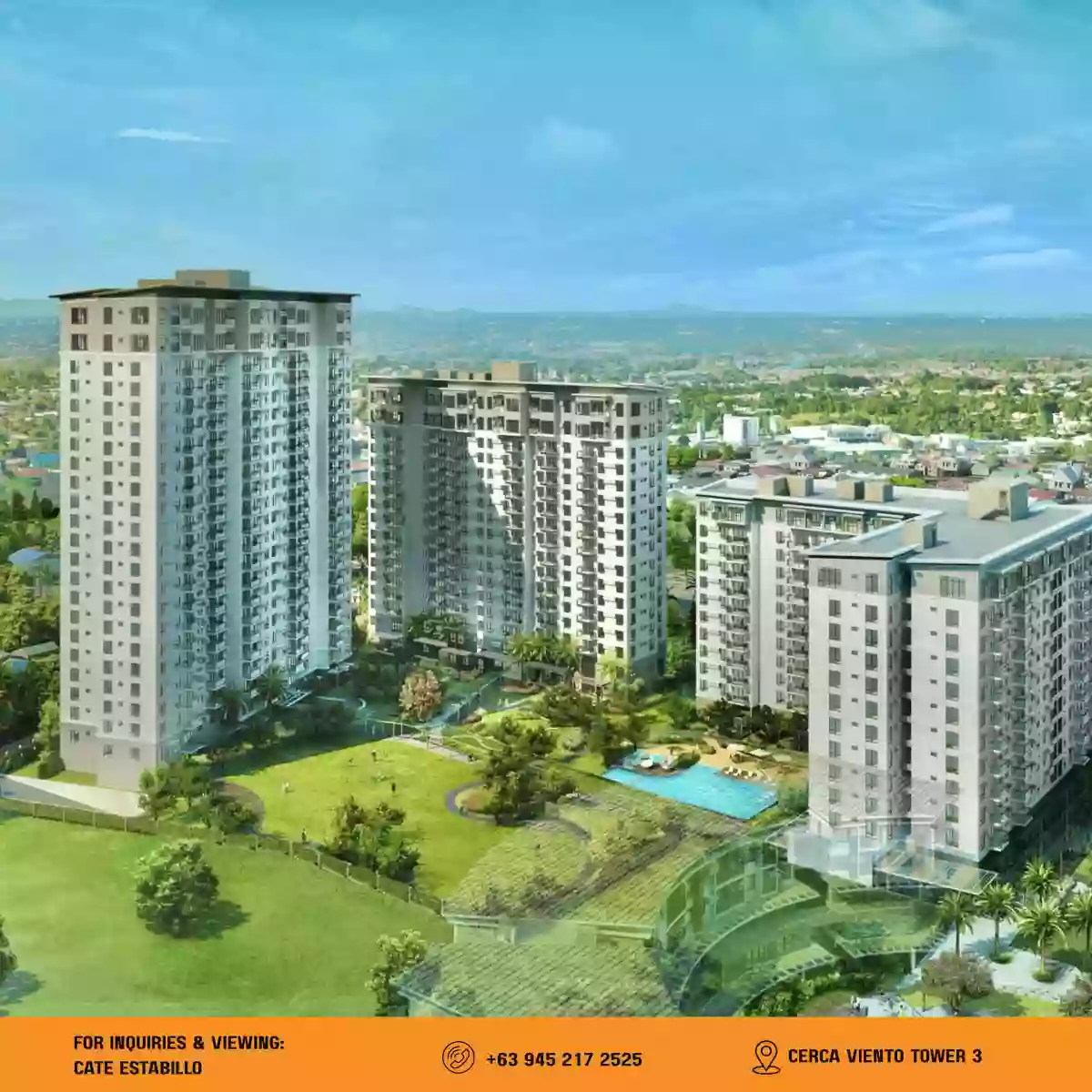 Rush Sale – 2-Bedroom Unit with Parking at Cerca Viento Tower 3 — Penthouse in Almanza Uno, Las Piñas City, Metro Manila — Photo 4