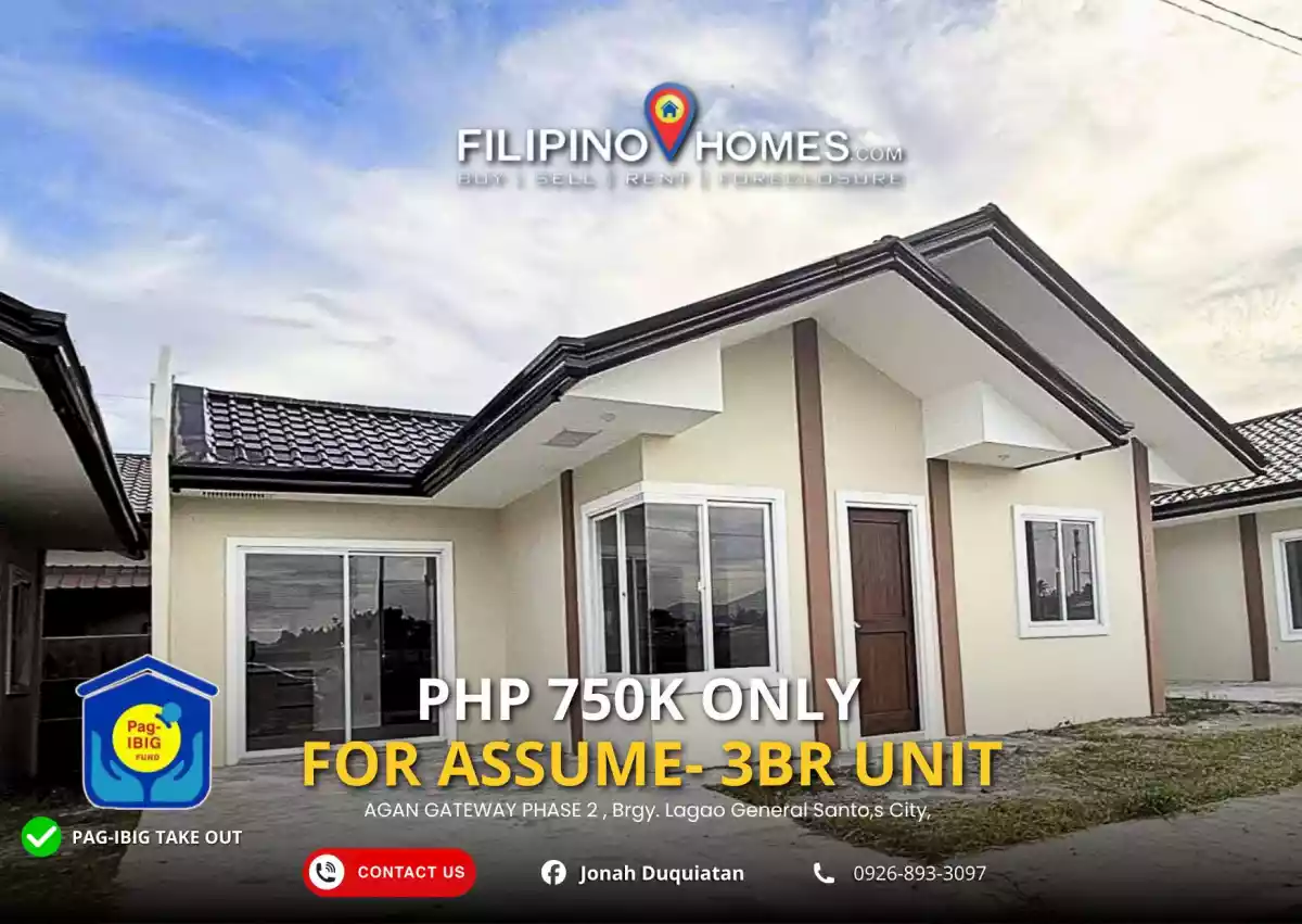 FOR ASSUME: 3BR House and Lot in Lagao, General Santos City — 126 sqm — House and Lot in Lagao (1st & 3rd), General Santos City, South Cotabato — Photo 5