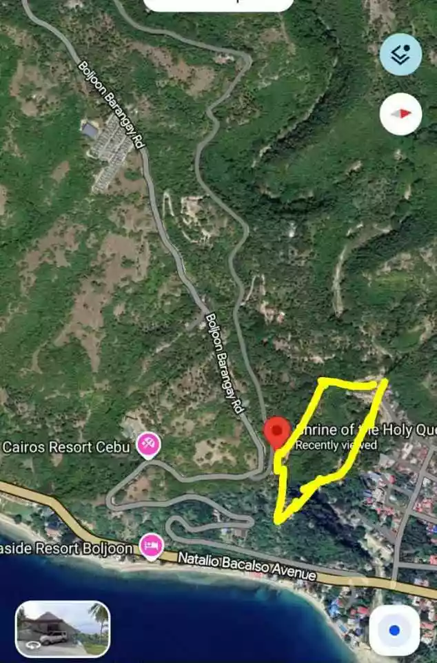 For Sale lot near the beach in Calomboyan Poblacion Boljoon Cebu — Beach Lot in Poblacion, Boljoon, Cebu — Photo 2